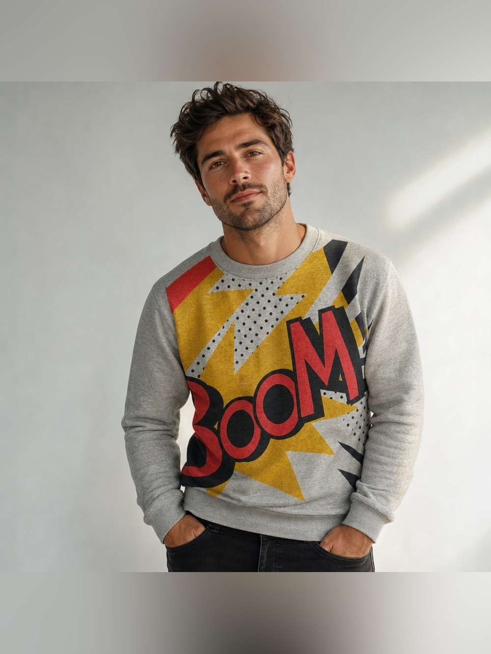 3.1 Phillip Lim for Target BOOM! Graphic Sweatshirt Sz S Streetwear Pop Art